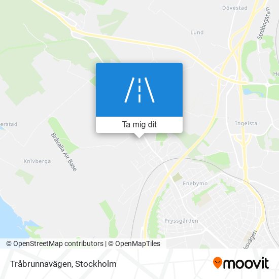 Tråbrunnavägen karta