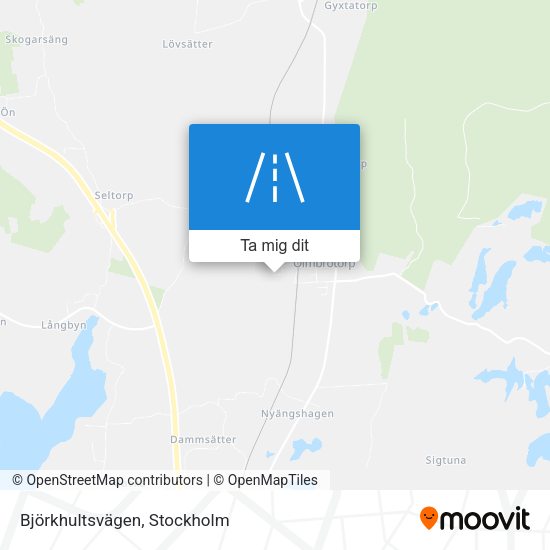 Björkhultsvägen karta