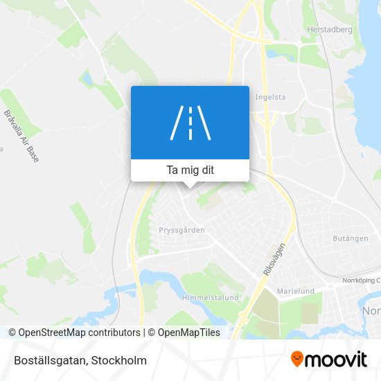 Boställsgatan karta