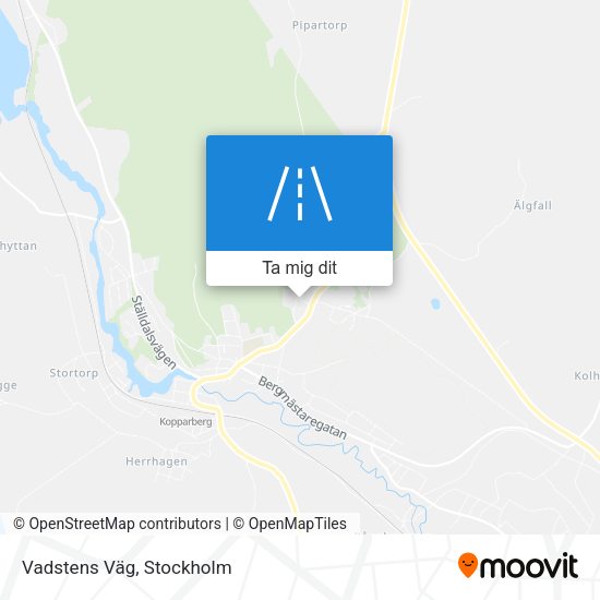 Vadstens Väg karta