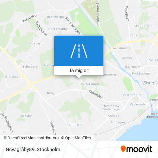 Gcvägråby89 karta