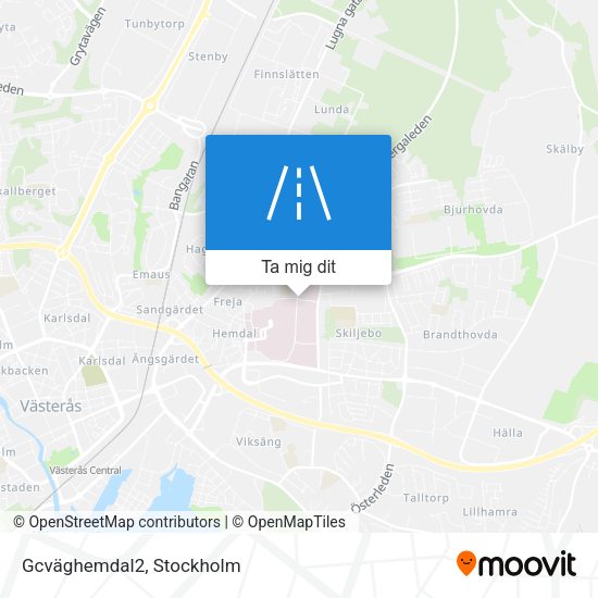 Gcväghemdal2 karta
