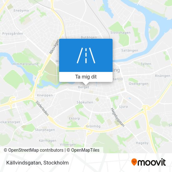 Källvindsgatan karta