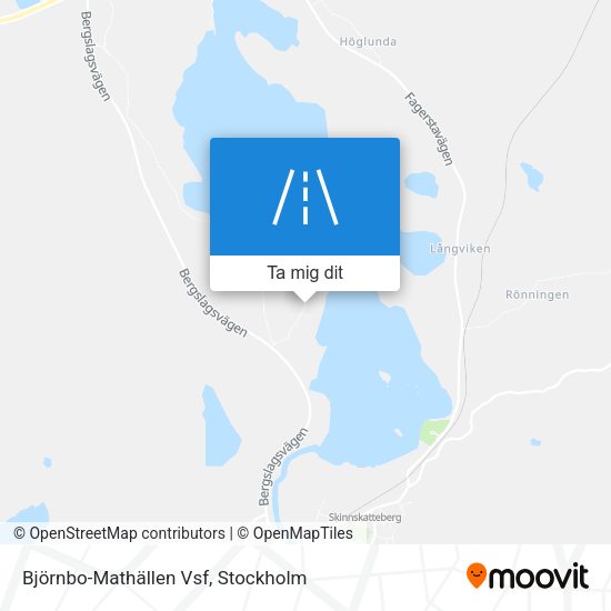 Björnbo-Mathällen Vsf karta