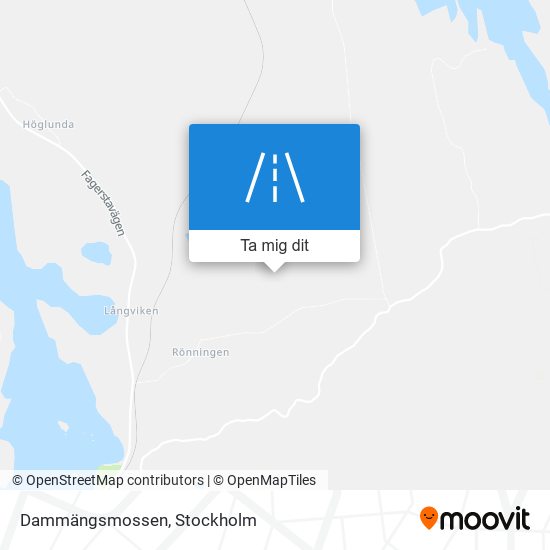 Dammängsmossen karta