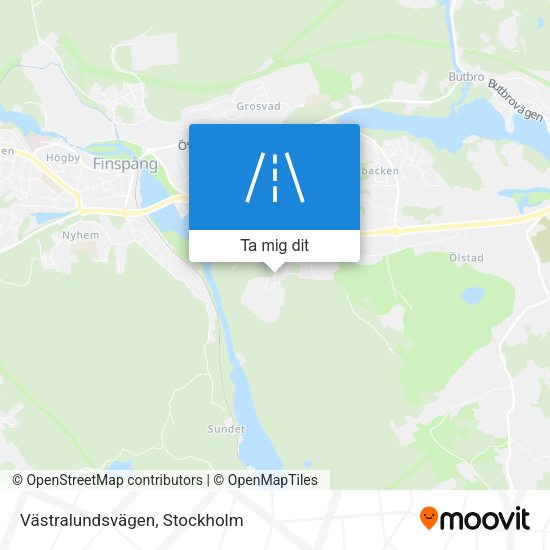 Västralundsvägen karta