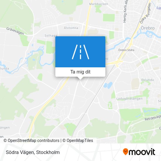 Södra Vägen karta