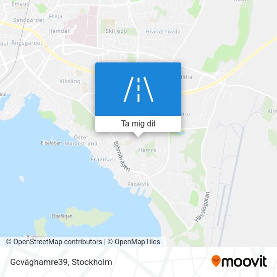 Gcväghamre39 karta