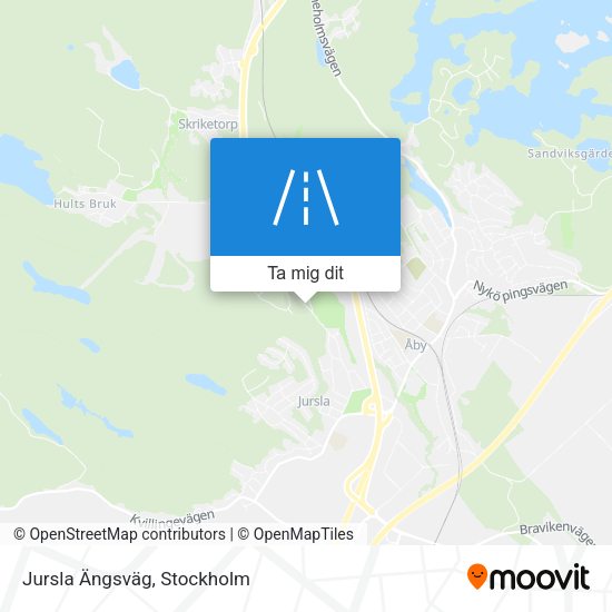 Jursla Ängsväg karta