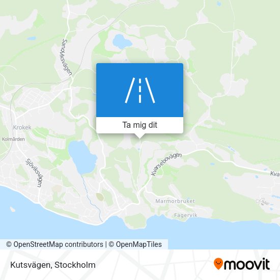 Kutsvägen karta