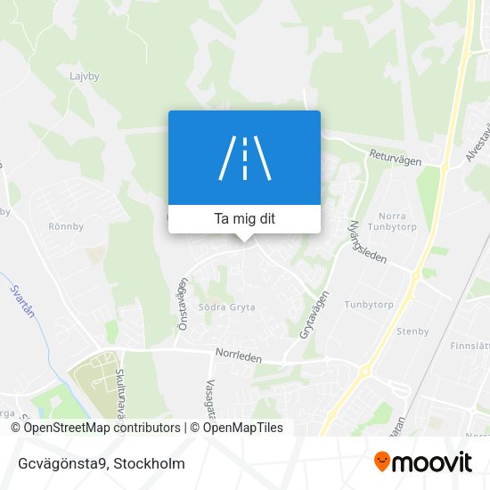 Gcvägönsta9 karta