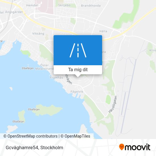 Gcväghamre54 karta