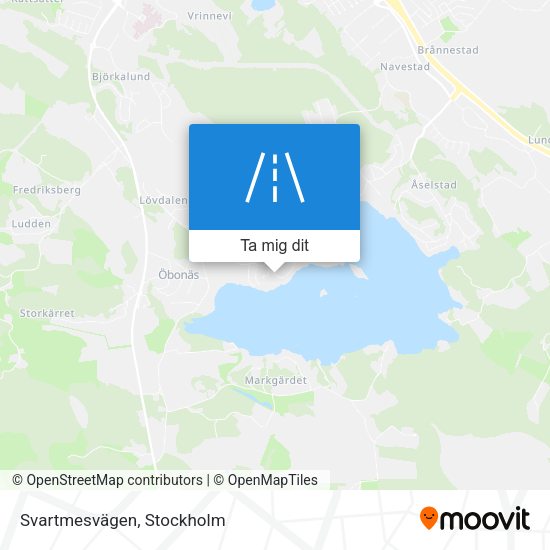 Svartmesvägen karta