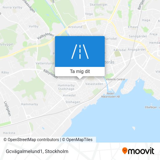 Gcvägalmelund1 karta