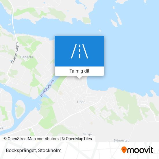 Bocksprånget karta