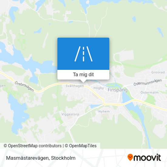 Masmästarevägen karta