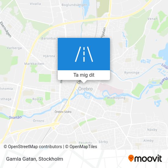 Gamla Gatan karta