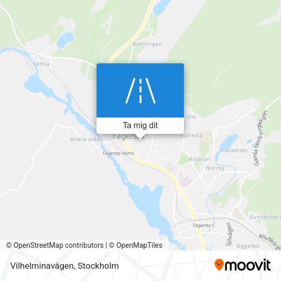 Vilhelminavägen karta