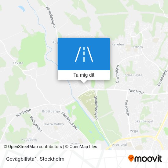 Gcvägbillsta1 karta