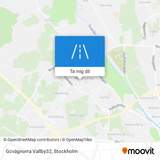 Gcvägnorra Vallby32 karta
