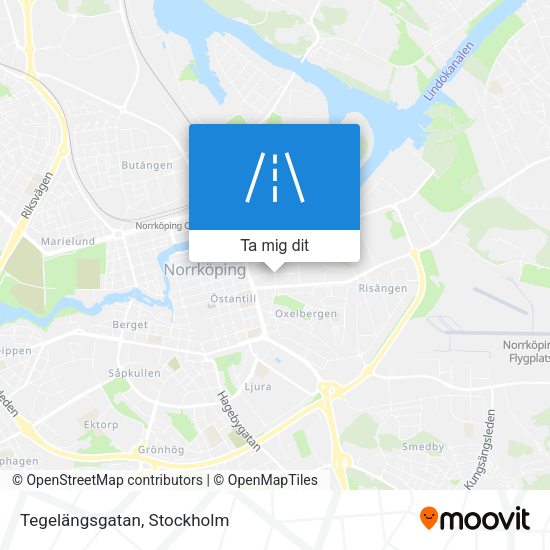 Tegelängsgatan karta