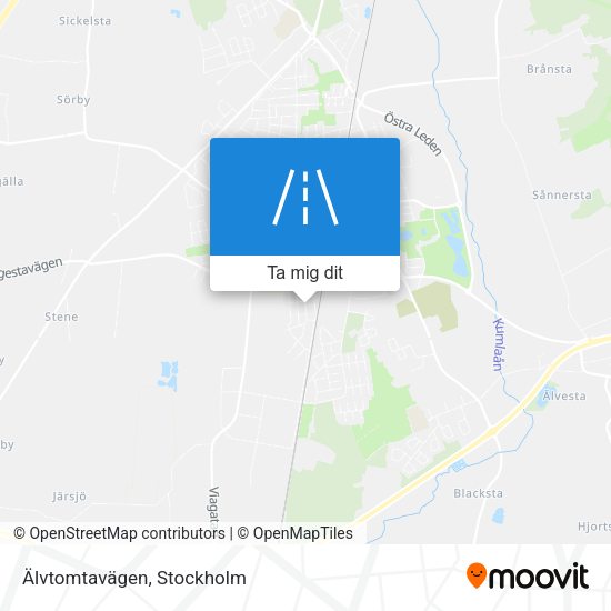 Älvtomtavägen karta