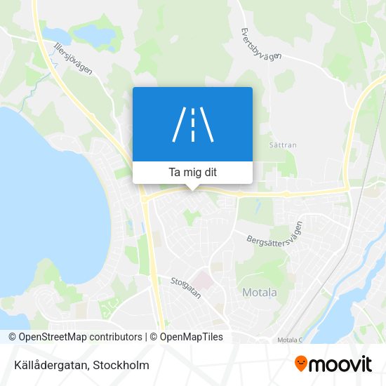Källådergatan karta