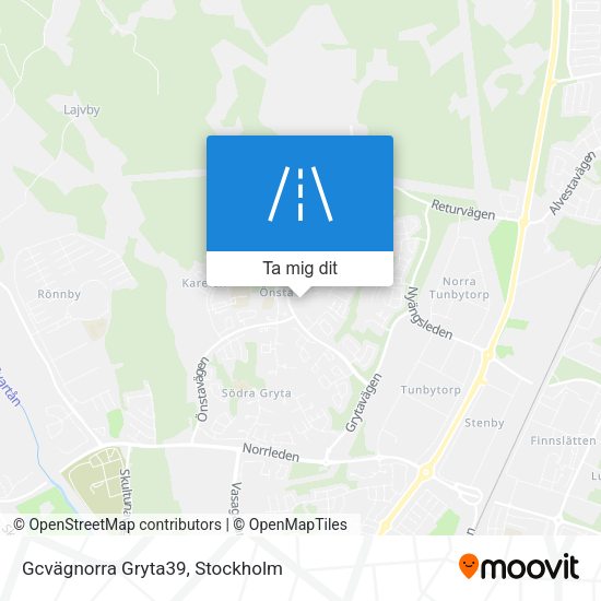 Gcvägnorra Gryta39 karta
