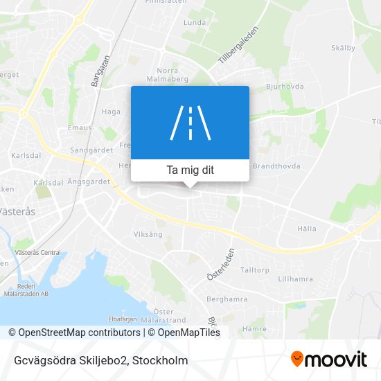 Gcvägsödra Skiljebo2 karta