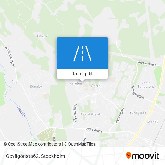 Gcvägönsta62 karta