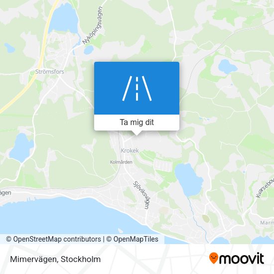 Mimervägen karta