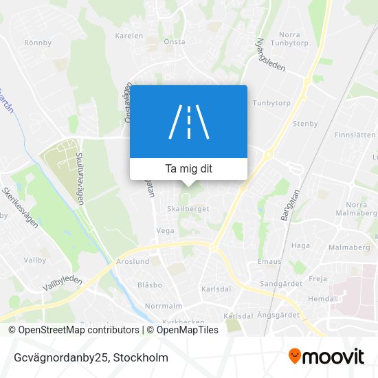 Gcvägnordanby25 karta