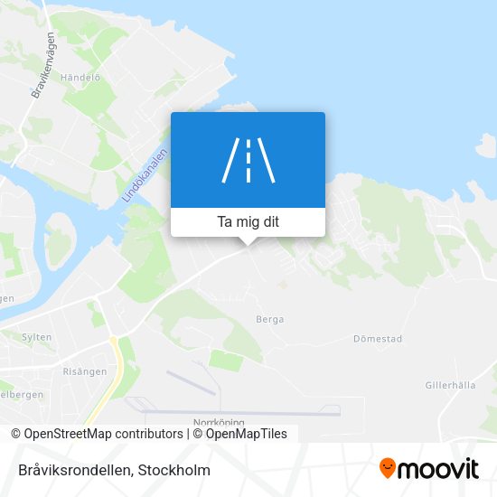 Bråviksrondellen karta