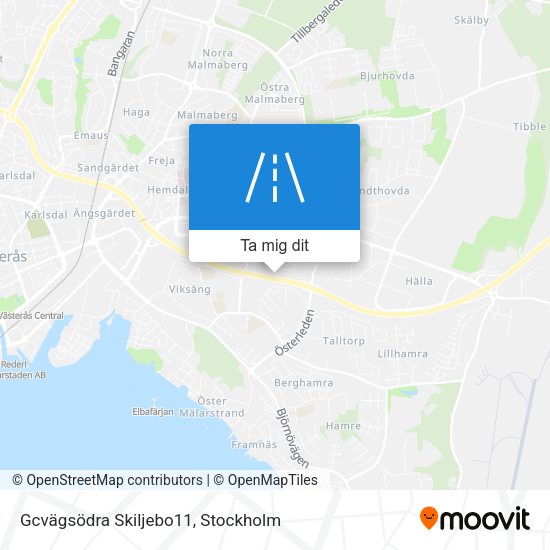 Gcvägsödra Skiljebo11 karta