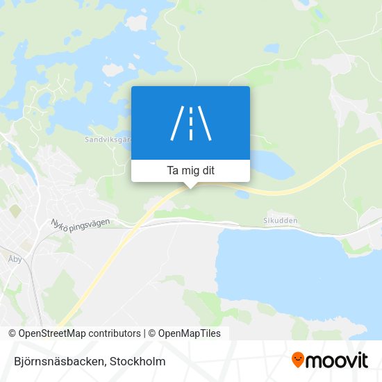 Björnsnäsbacken karta