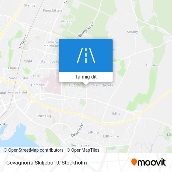 Gcvägnorra Skiljebo19 karta