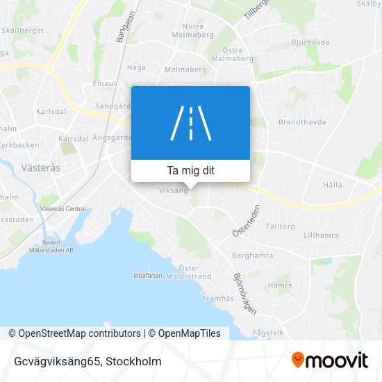 Gcvägviksäng65 karta