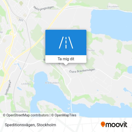 Speditionsvägen karta
