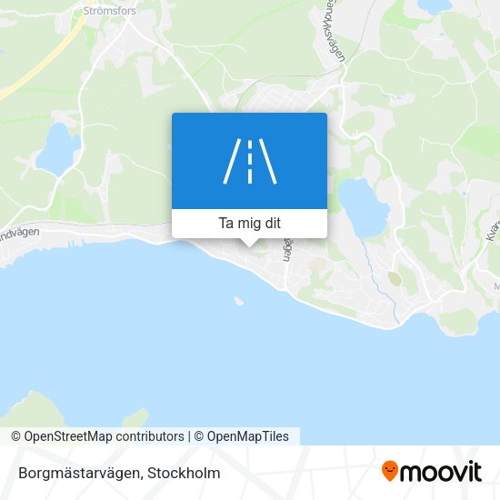 Borgmästarvägen karta