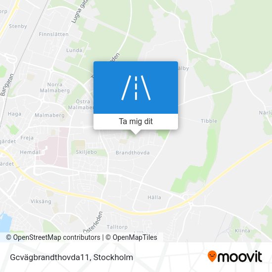 Gcvägbrandthovda11 karta
