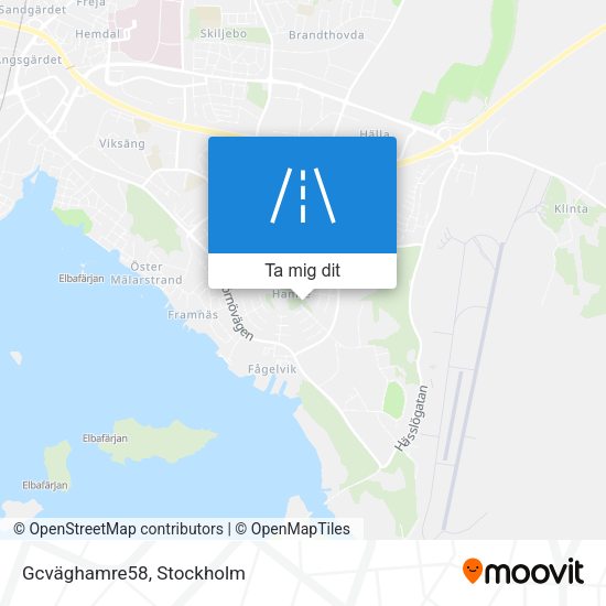Gcväghamre58 karta