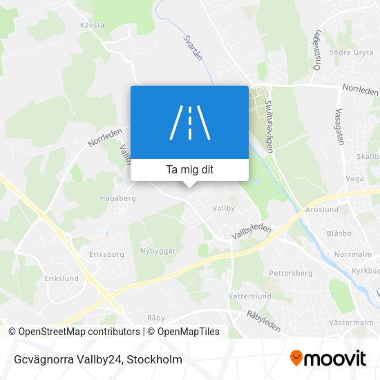Gcvägnorra Vallby24 karta