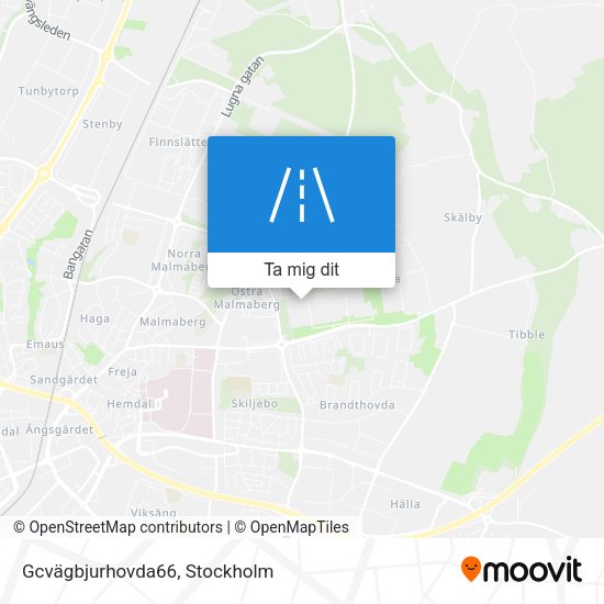 Gcvägbjurhovda66 karta