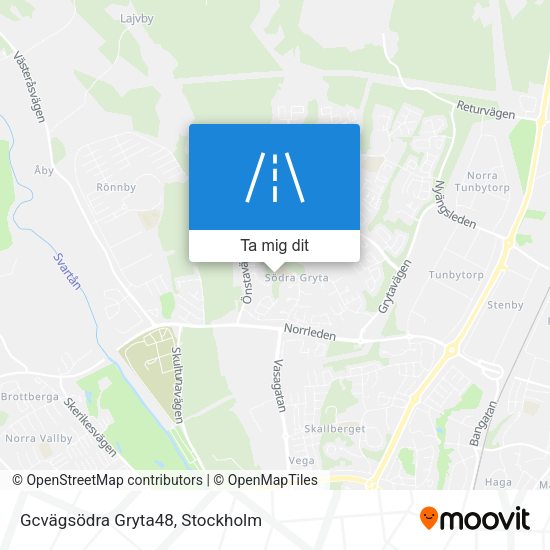 Gcvägsödra Gryta48 karta