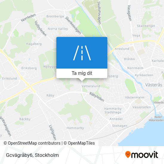 Gcvägråby6 karta