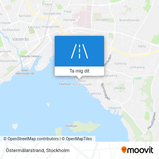Östermälarstrand karta