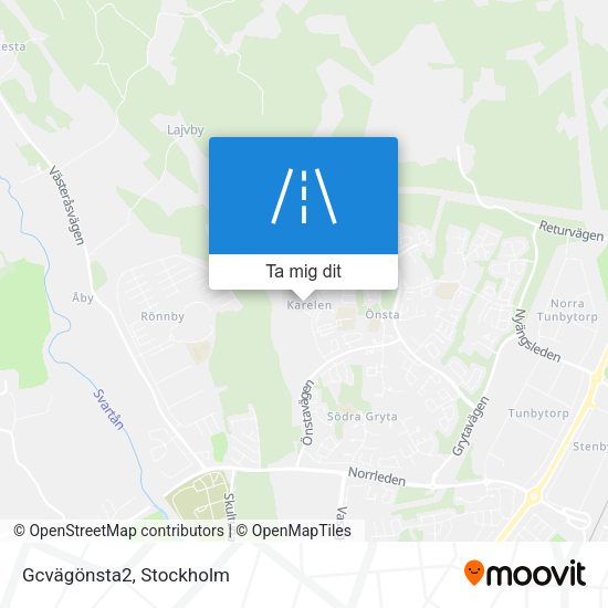 Gcvägönsta2 karta