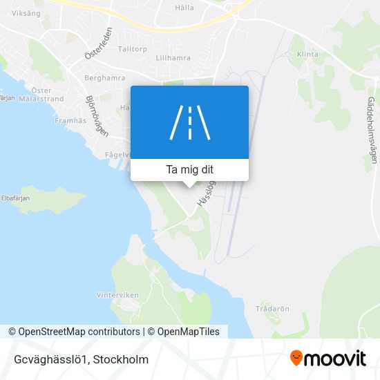 Gcväghässlö1 karta