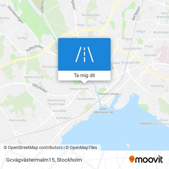 Gcvägvästermalm15 karta
