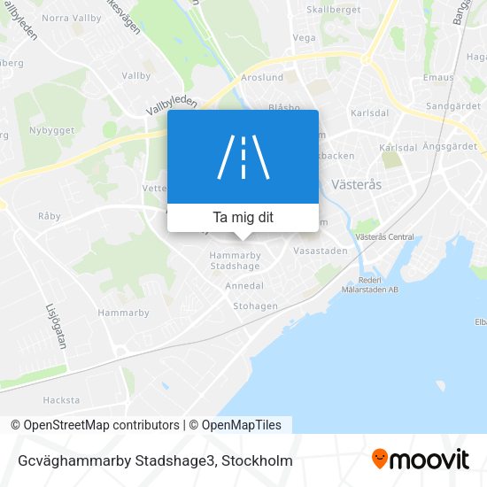 Gcväghammarby Stadshage3 karta